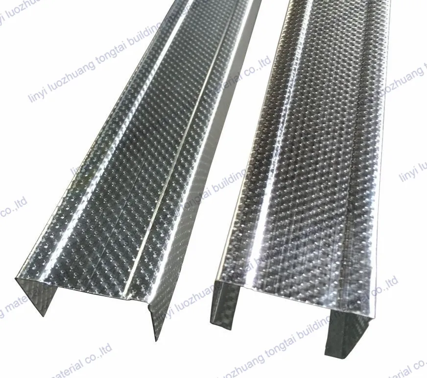 Galvanized steel profile plasterboard gypsum board drywall partition metal stud track corner bead