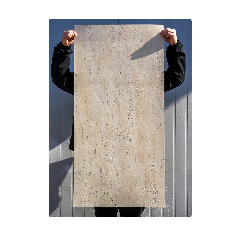 MCM New Design EXW Price 3D Travertine Stone Flexible Veneer Soft Stone Panels For Wall Decoration