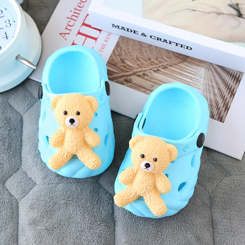 Cute Kids Croc Shoes High Quality Casual Shoes Non-slip Clogs Slippers Slides Lightweight Soft Sole Croc Sandals Boys Girls