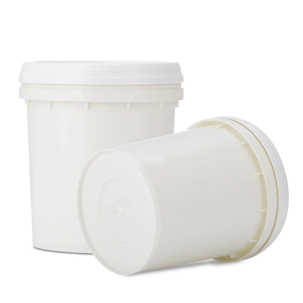 heavy duty thicken multicolor small food grade 1 liter plastic buckets with lids