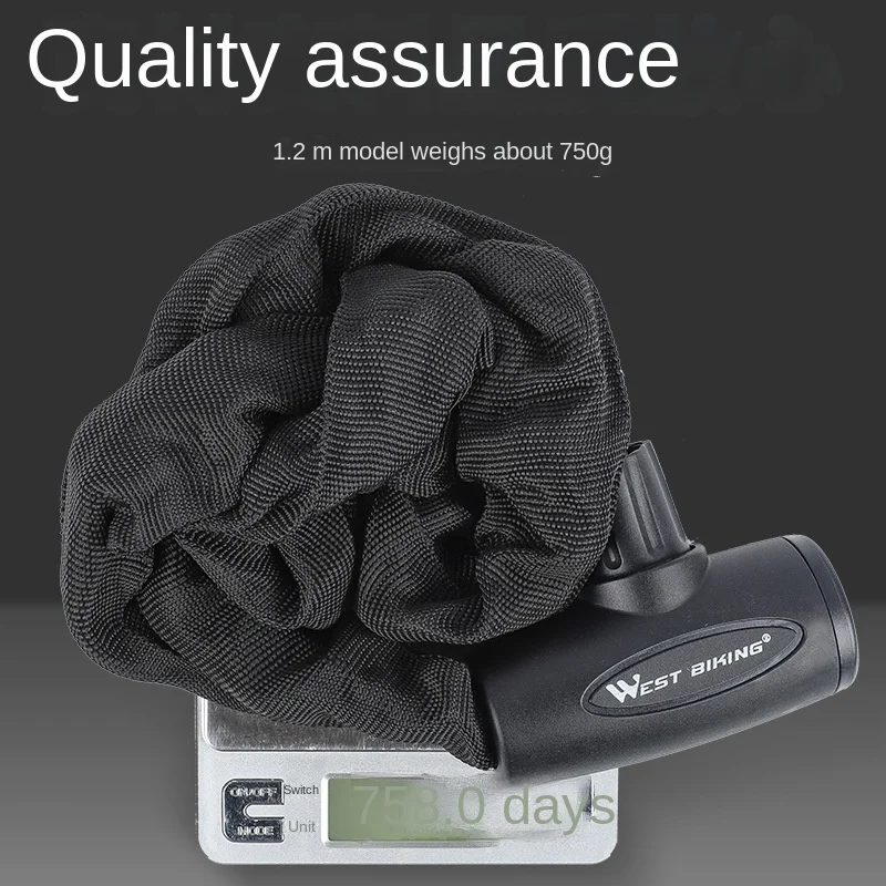 Bike Lock Security Heavy Duty Bicycle Chain Lock Bike Safety Anti-Theft Motorcycle Bike Chain Locks With Keys