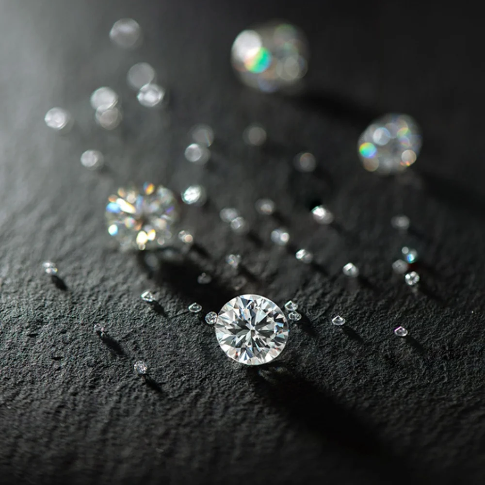 Оптовая цена, сертифицированный бриллиант с муассанитом насыпью D, цена за карат