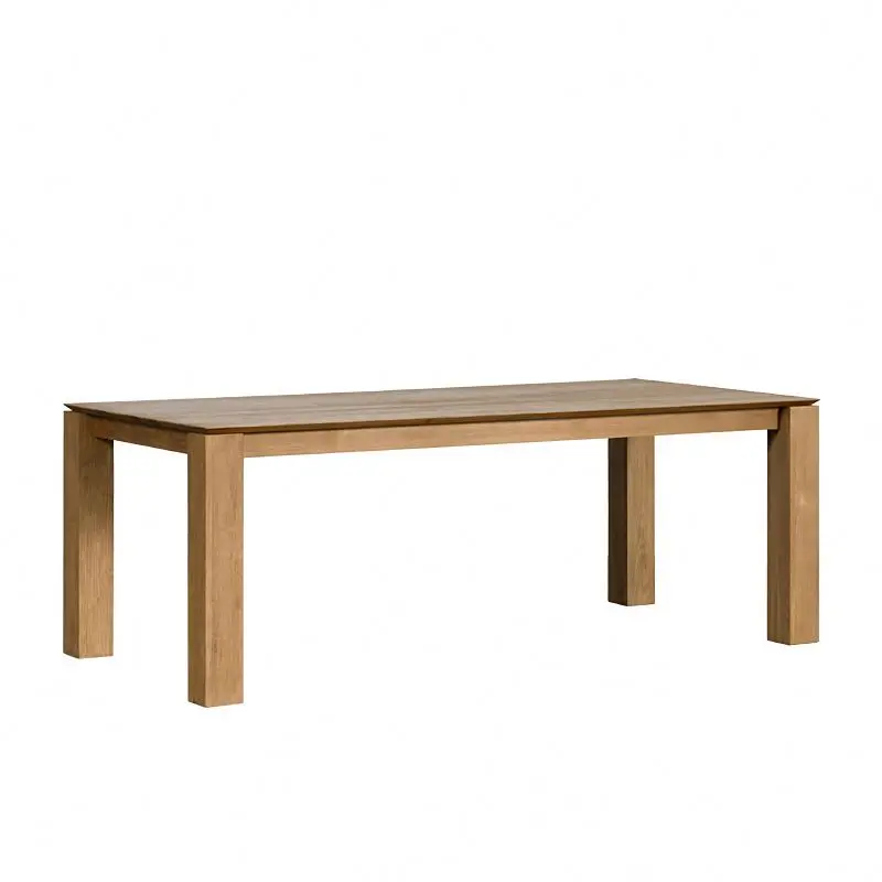 New Classic Modern Rectangular Dining Room Furniture 6 Seat Dining Table Kitchen Table 10 Seater Dining Table Solid Wood 4 Seats