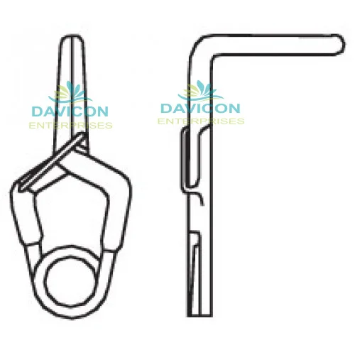 Hot Selling Davicon Micro Vessel Yasargil Standard Aneurysm Vessel-Clips,x=7.0mm,y=5.6mm,gms=200