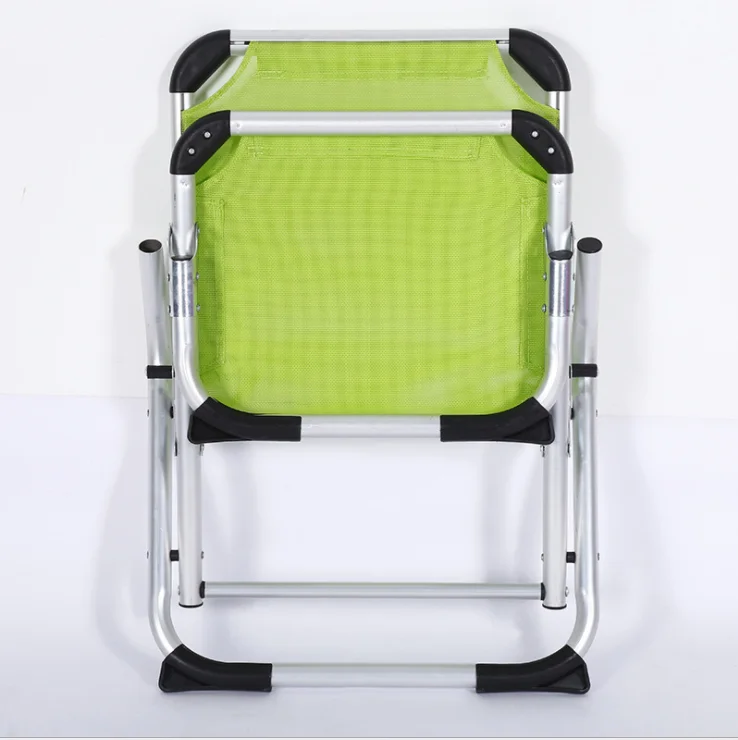 Outdoor Compact Lightweight Aluminum Folding Beach chair with armrest