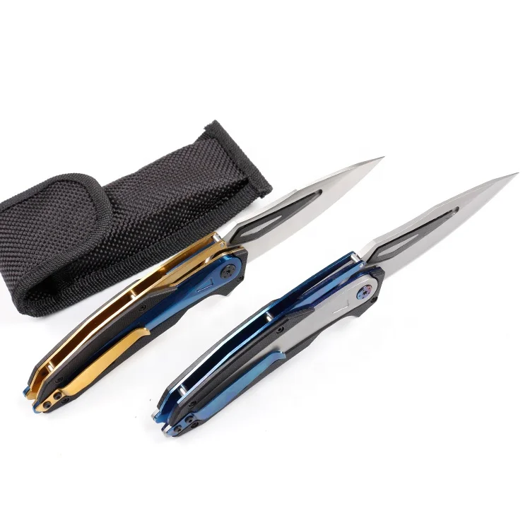 Карманный складной нож из нержавеющей стали 440, нож Yangjiang с ручкой G10