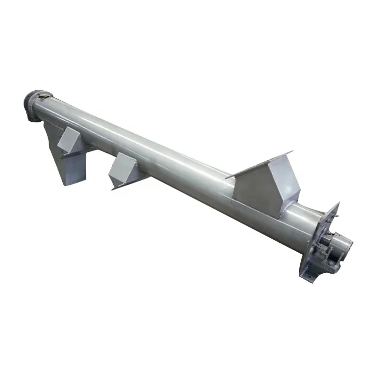 High Flexible Lime-Ash U Type Inclined Shafted Worm Manure Screw Conveyor Machine Price
