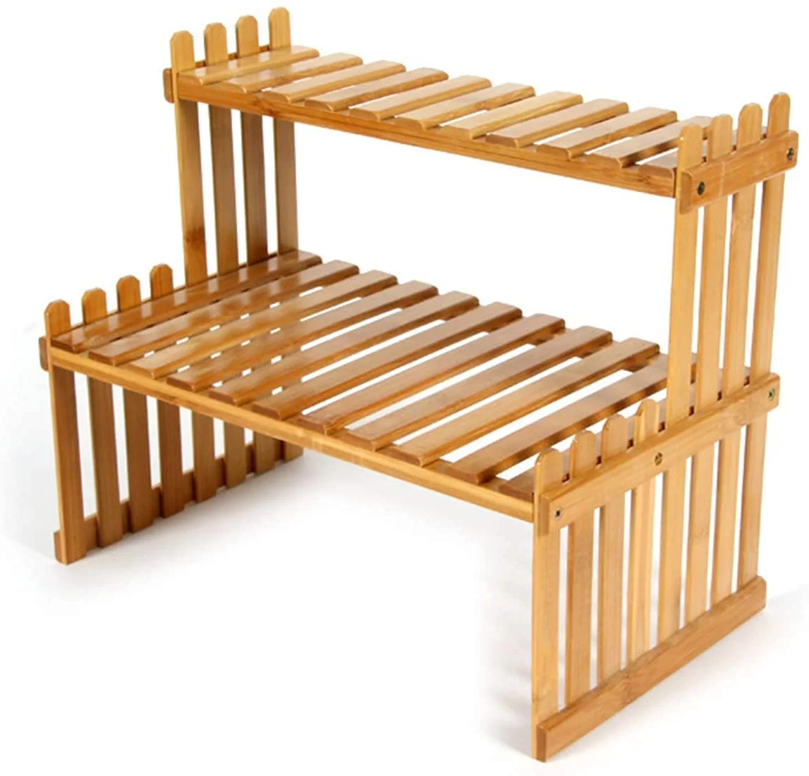 Solid wood multi-layer floor flower stand Multi tier planter pot holder  Eco-friendly 3-Tier Bamboo Plant Stand  room indoor flo