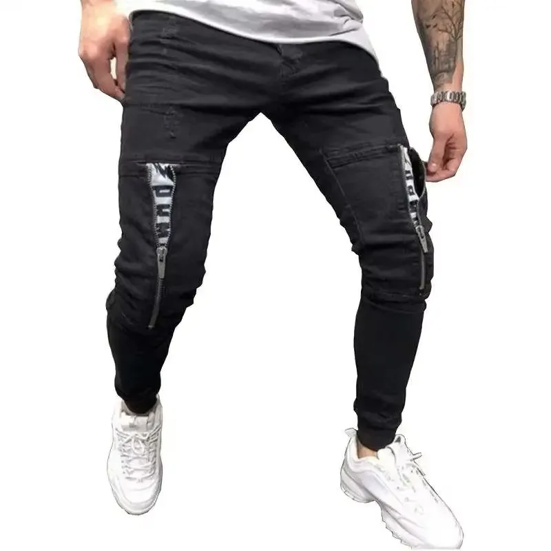 Custom Logo OEM ODM Jeans men heavy weight japanese style selvedge denim pants double knee raw selvedges jeans