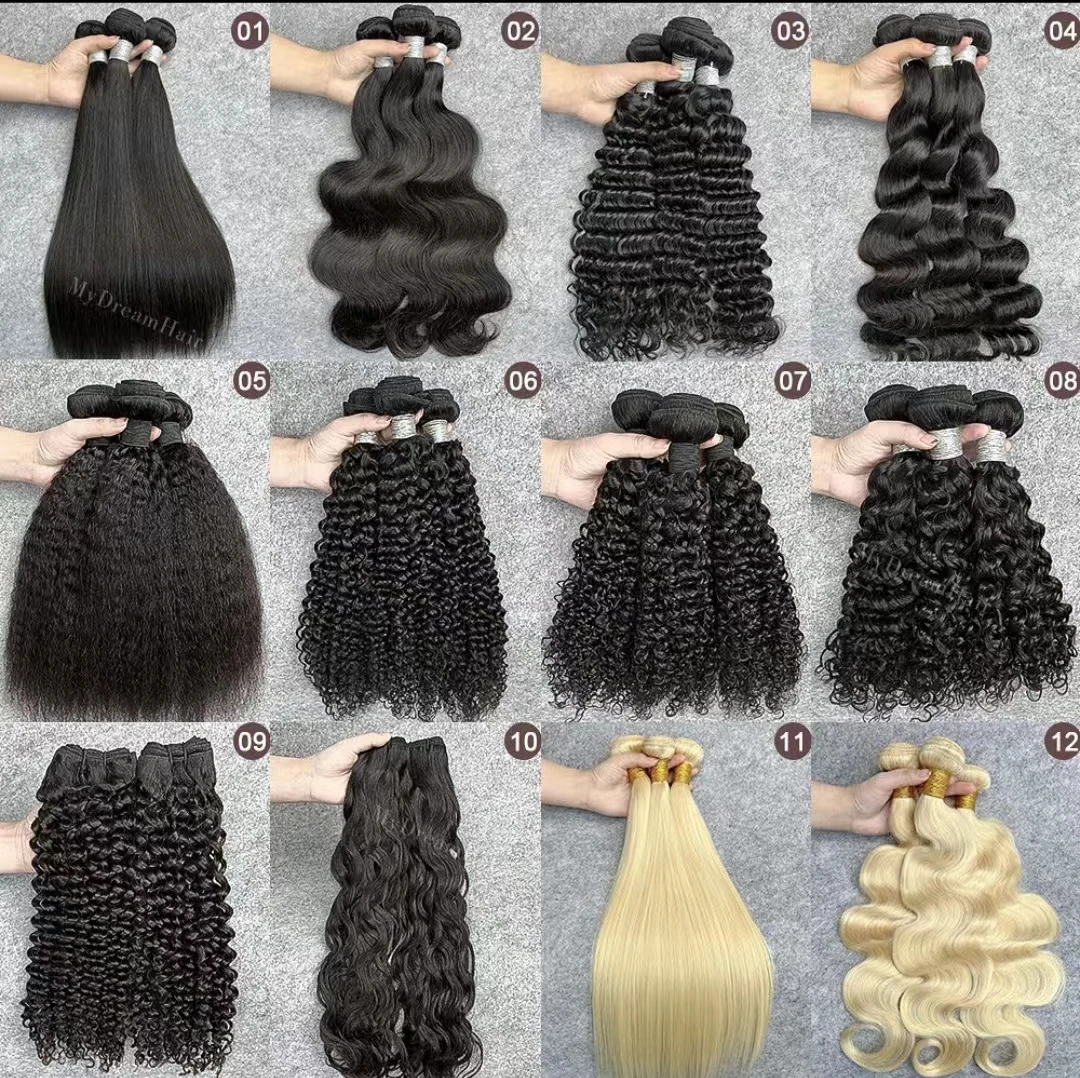 12 a Grade 100% Raw Virgin Human Hair Bundles Vendors With Lace Closure , Mink Hair Weave Virgin Brazilian Cuticle Aligned Hair