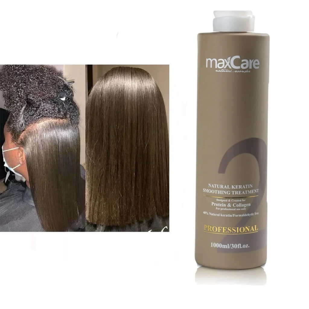 Maxcare Professional Brazilian Hair Straightening Keratin Hair Treatment 1000ml Salon Use