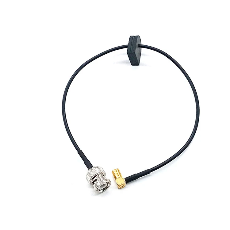 Customized Factory Price Right Angle Gold plated MCX plug to MCX plug for RG 316 Cable RF Cable Assembly