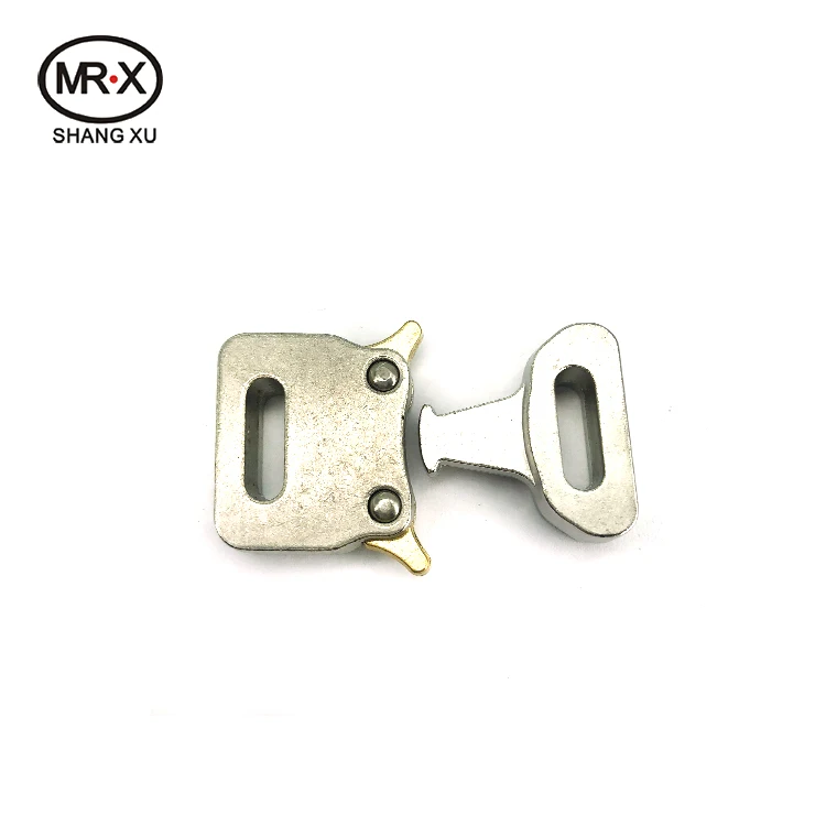 Factory wholesale Zinc alloy luggage buckle bag adjustment 15mm belt buckle