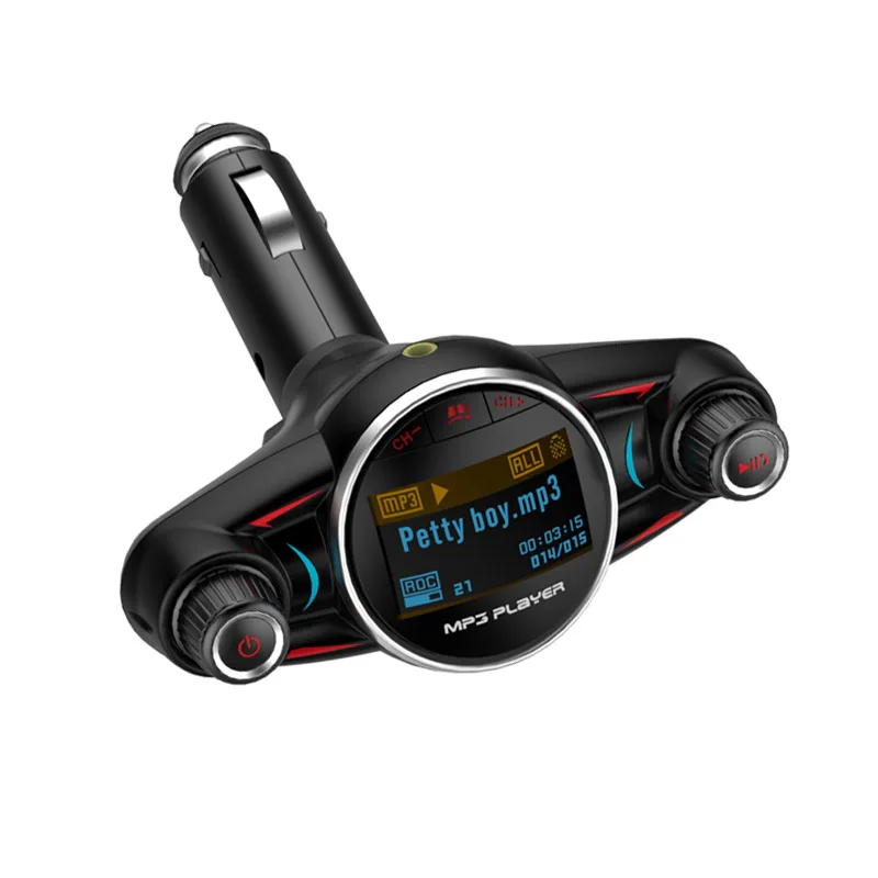  BT08 автомобильный комплект беспроводной BT Автомобильный MP3-плеер FM-передатчик AUX аудио приемник TF USB Flash с двойным зарядным