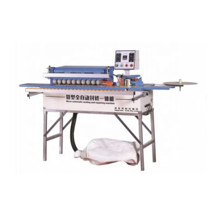 Small automatic woodworking head and tail sealing and repair all-in-one edge banding machine wood wooden board edge bander