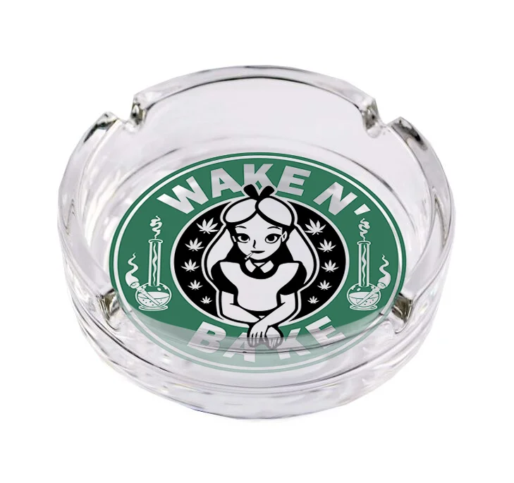 Top Selling Personalized Cigar Ashtray Custom Logo Multi Shape Outdoor Smoking Ash Tray Cosmic Ashtray Cigarette Tray for Car