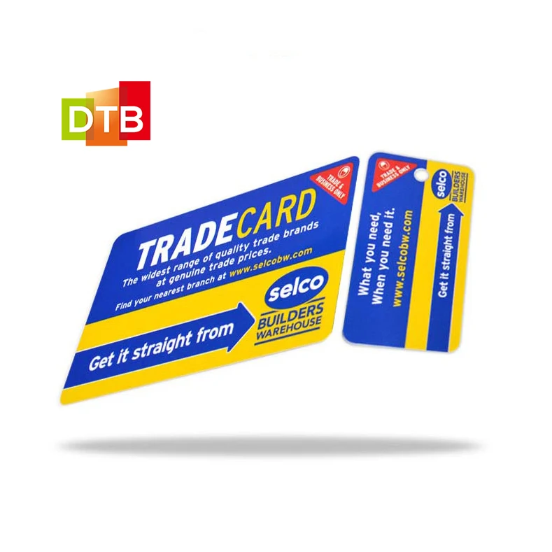 2022 Custom Logo Plastic Barcode Card Loyalty Member Reward Combo Card With Barcode Key Tags