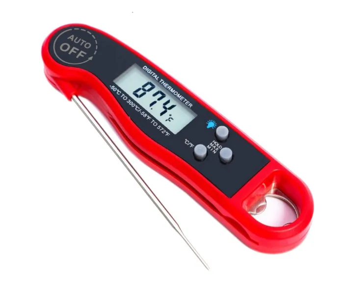 Hot sales Instant Read Digital Food Thermometer Temperature Foldable Pocket Barbecue Thermometer