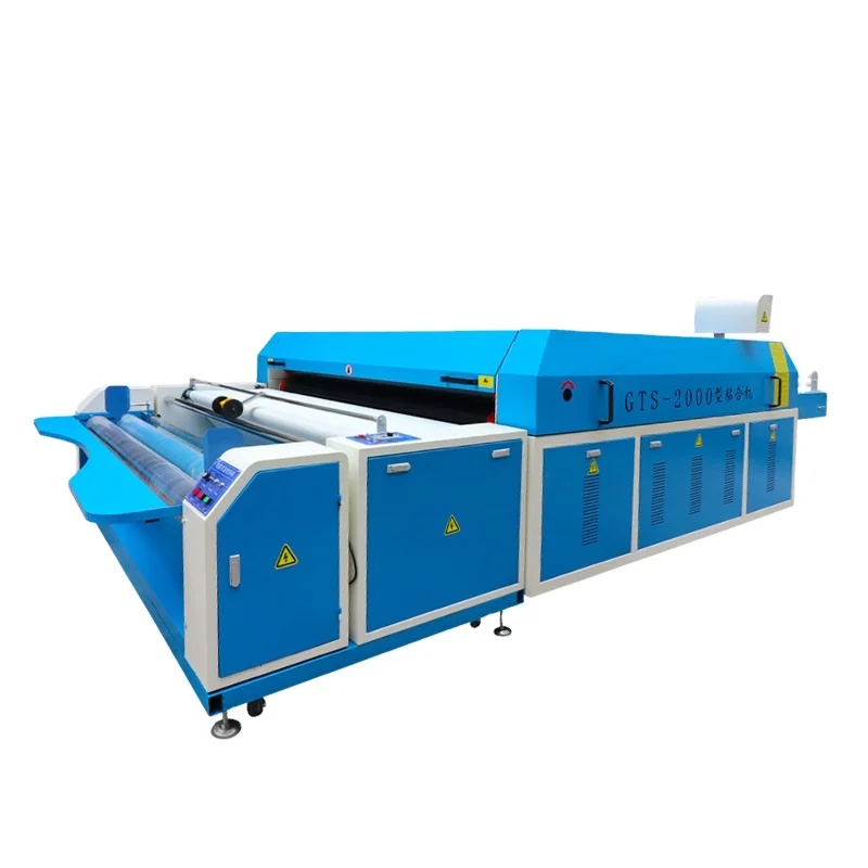 2.5m hot working area Bonding machine with synchronous front and rear operation Fabric fusion splicer for clothing