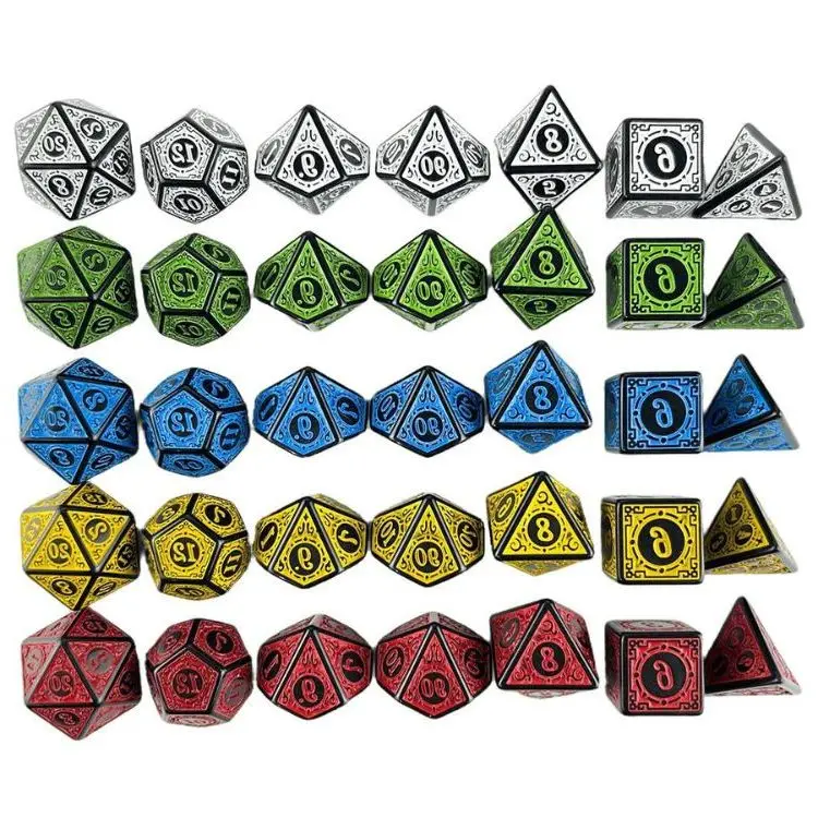 2023 Best Seller Custom Dice Set With Box, Dice Sets, Dnd Dice Set, Metal Dice Set, Polyhedral Dice Set, Dice Set Eye