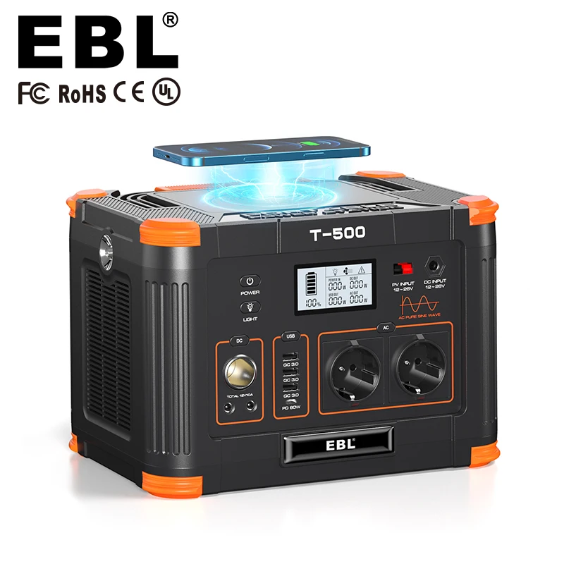 Резервная литиевая батарея для розеток 140400 мАч 500 Вт домашний источник питания хранения энергии портативная уличная электростанция