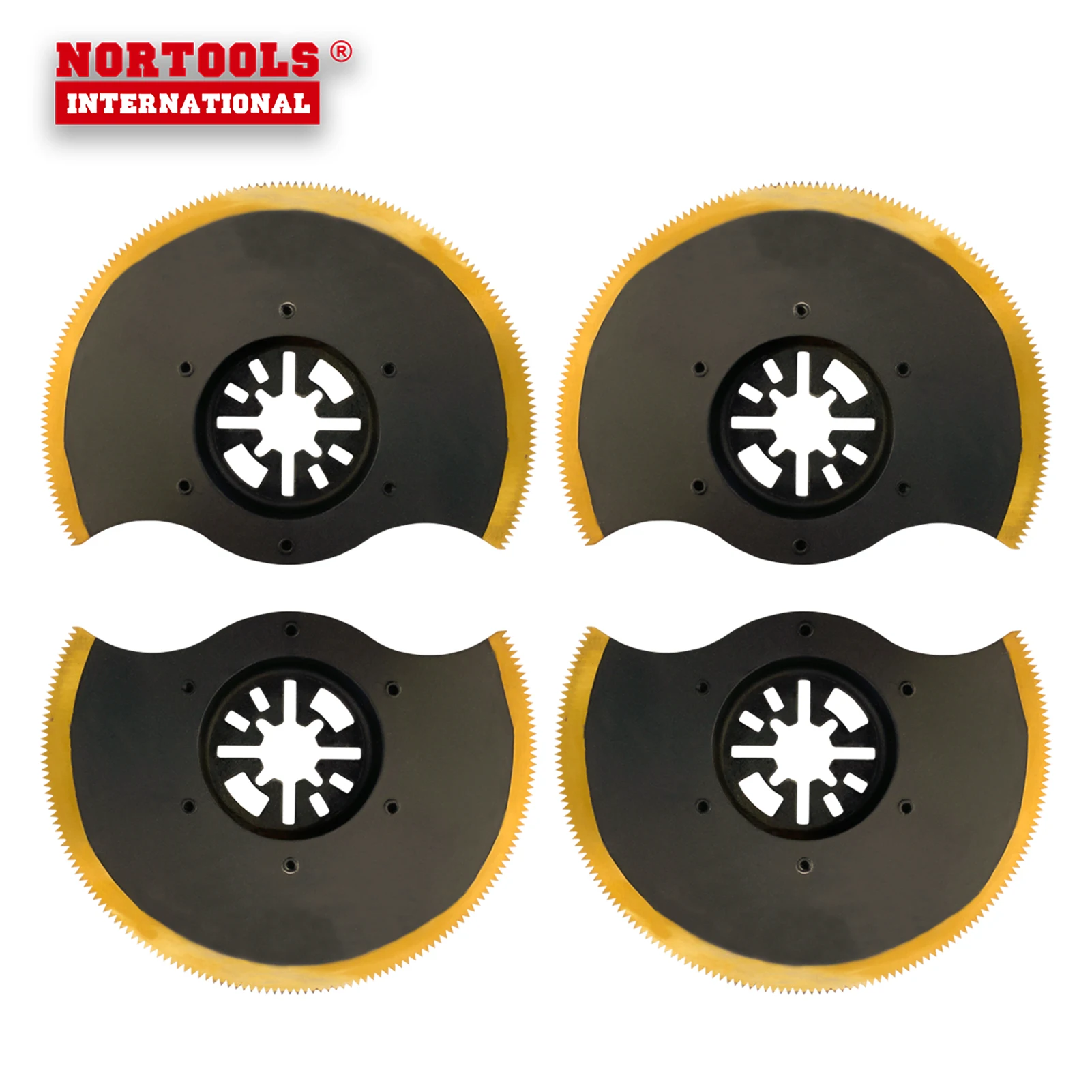 TIN Coated HSS Segment Oscillating Multitool Saw Blade For Wood