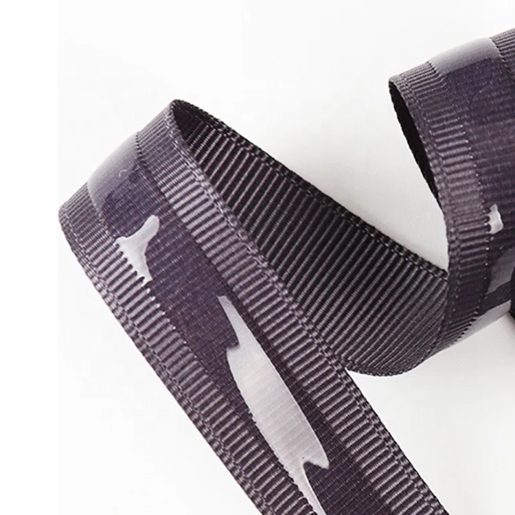 Custom Non Slip Silicone Gripper Grosgrain Ribbon Anti Slip Tape