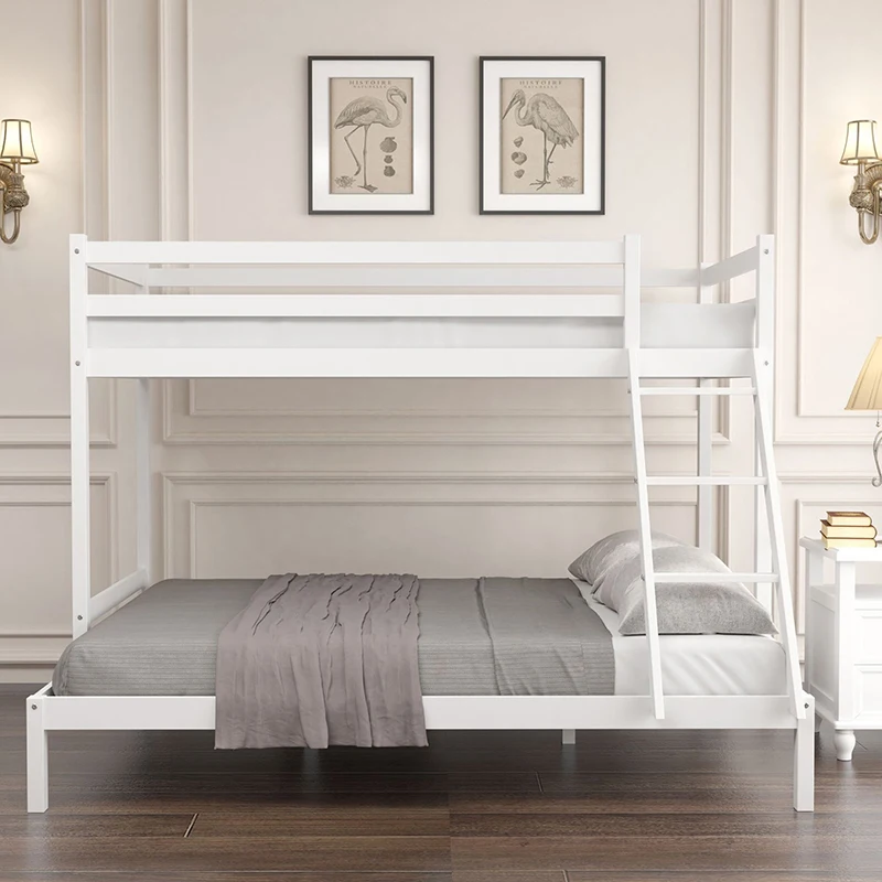 Cheap Price Kids Adults Solid Pine Wooden Bunk Bed