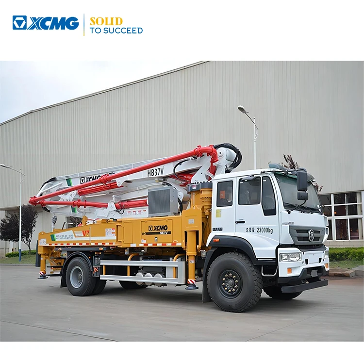 XCMG Официальный использованный 37 м горячая Распродажа бетонный насос грузовик HB37V высокое качество