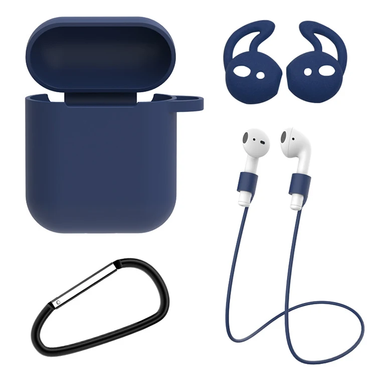 
2021 custom headphone accessories designer silicone keychain case for airpods case 