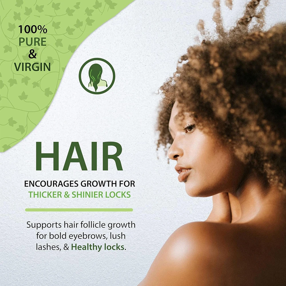 Private Label Custom Black Seed Castor Oil Hair Growth Serum Lashes Hair Growth Cold Pressed Hexane Free Castor Oil