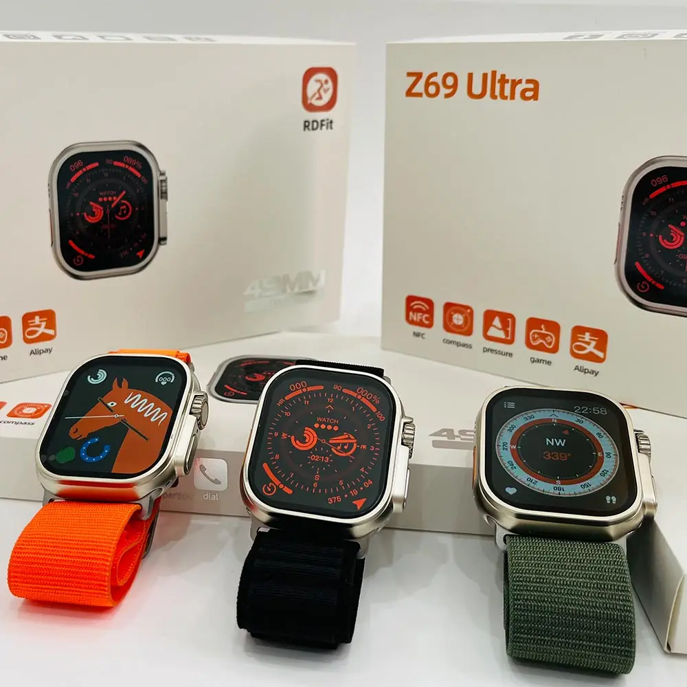 2023 Z69 Ultra Smart Watch Series8 Watch8 Fitness Tracker Z59 Z69 Z51 Smartwatch Z69 Ultra smart watches