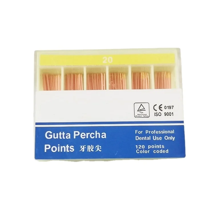 Dental Gutta percha points 04/06 taper, size 15-80