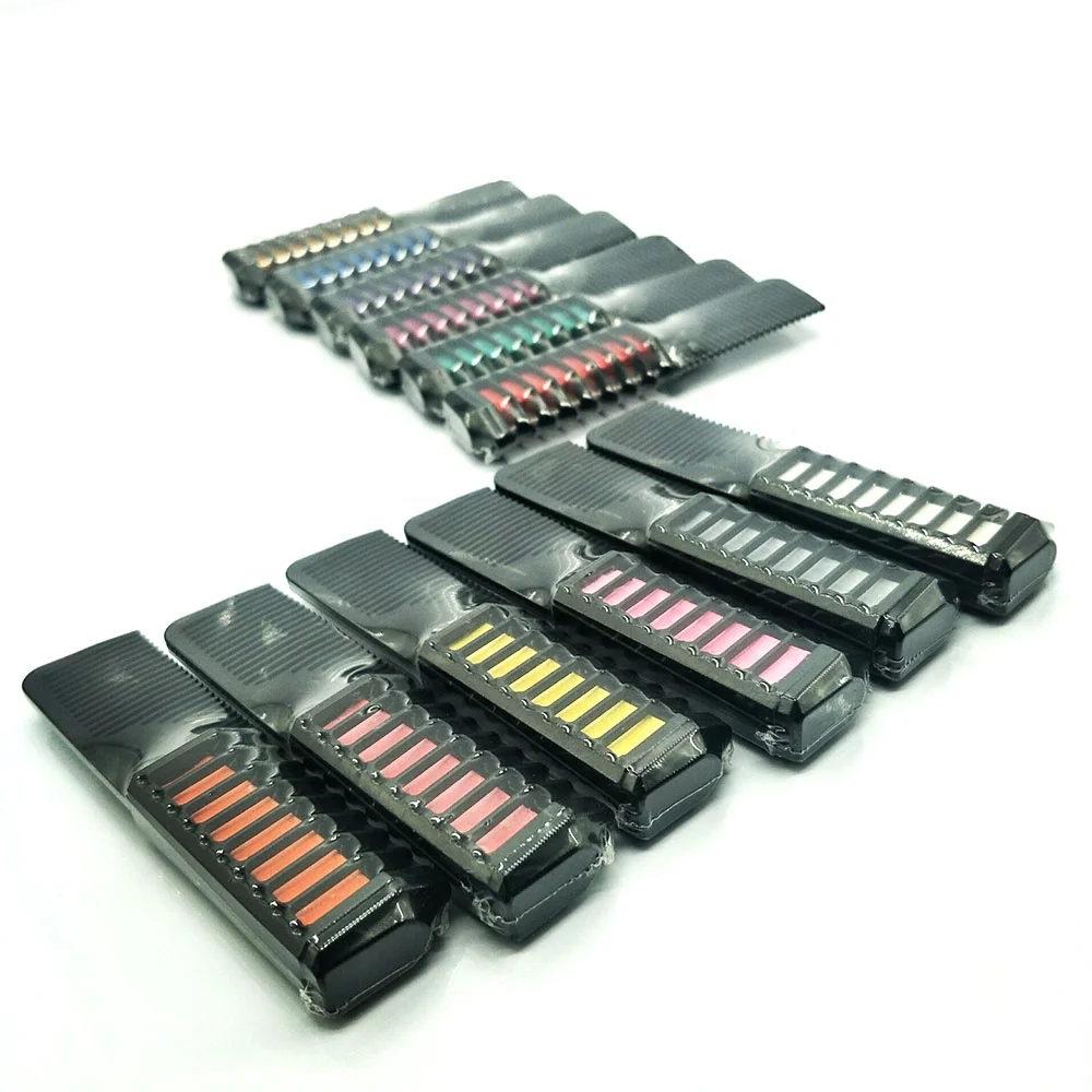 2019 new fashion nontoxic high pigment doble side hair chalk dye