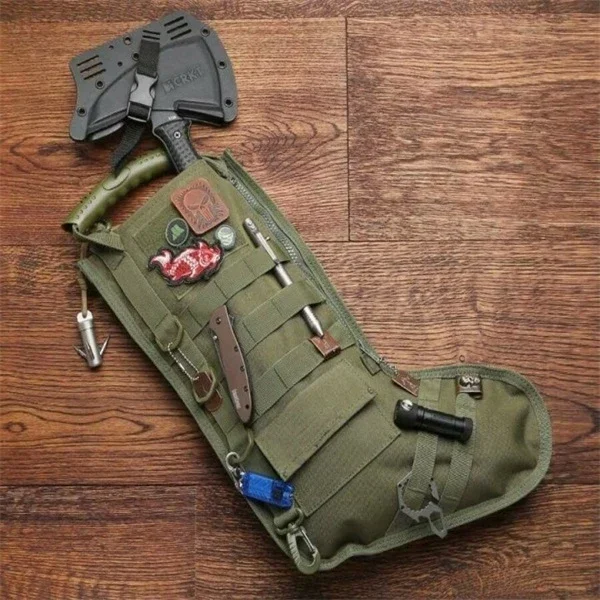 DROPSHIPPING New socks military bag Kids socks ornaments outdoor accessories bag Tactical Christmas Stocking