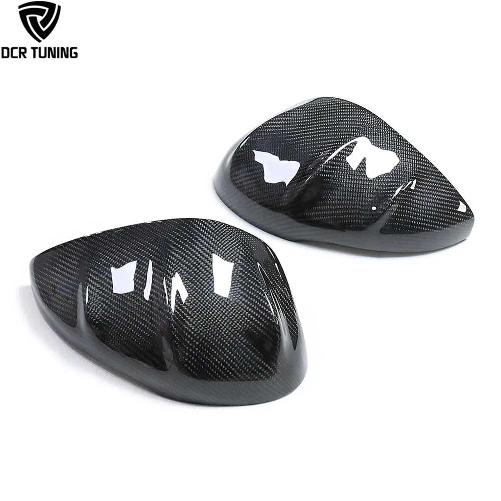 M Style Carbon Fiber Mirror Cover for Honda 11th Gen Civic 2021+ Rearview Mirror Casing with Turn Signal Cut