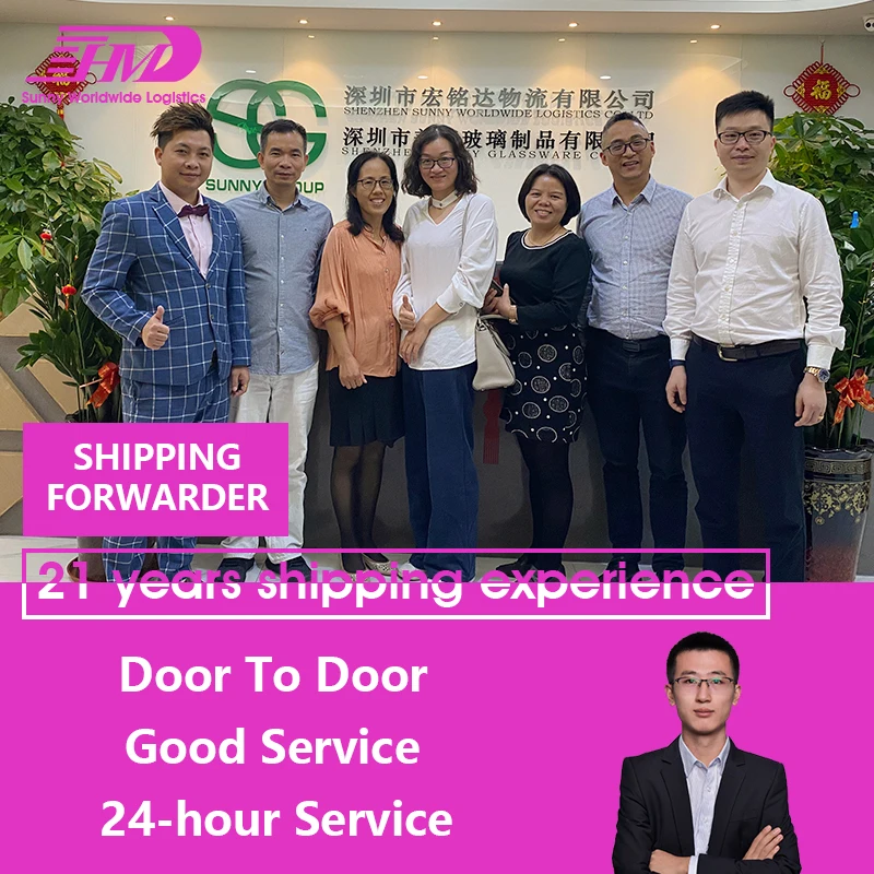 logistics service freight forwarder rates railway shipping air cargo price with transport agents from China to USA