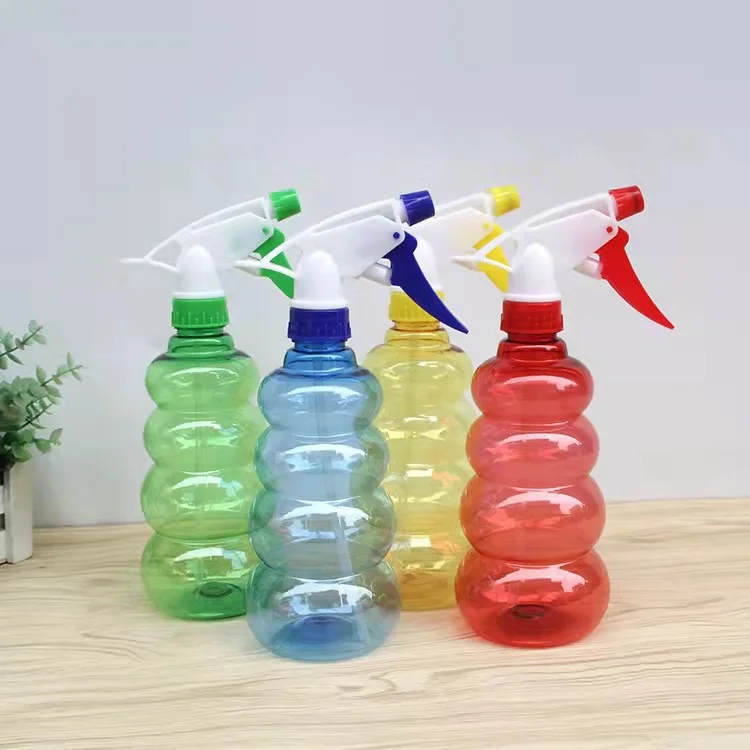 Hot sale 480ml 500ml 600ml Portable handheld small plastic hand triggers fine mist bottle alcohol disinfect sprayers 28/400