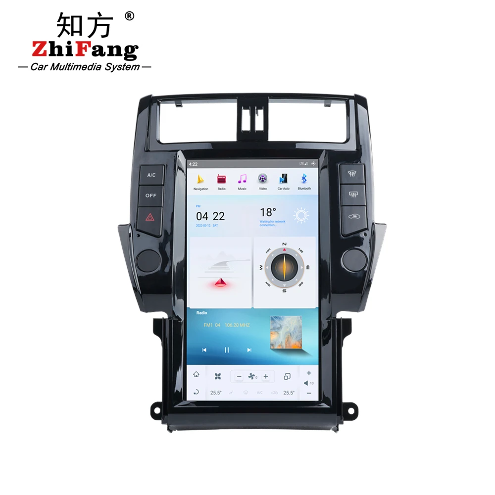 Android 11.0 Car Multimedia Player Headunit GPS Radio Carplay for Toyota Prado150 2010-2013 360 cameras high level