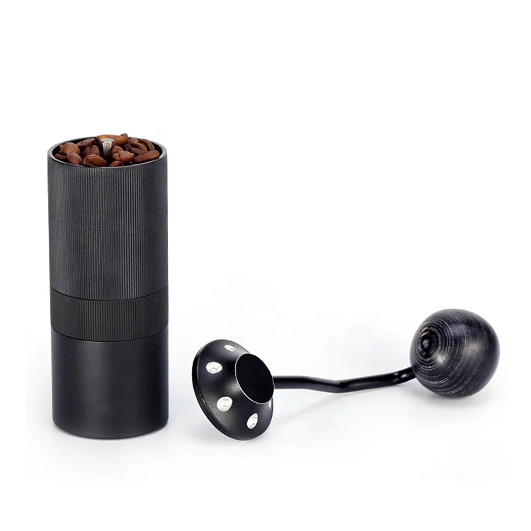 High quality Aluminum Manual Coffee grinder Stainless steel Burr grinder 25g Mini Coffee Bean milling machine