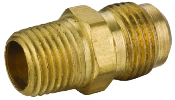 Brass gas Fitting MY-7310 long nipples