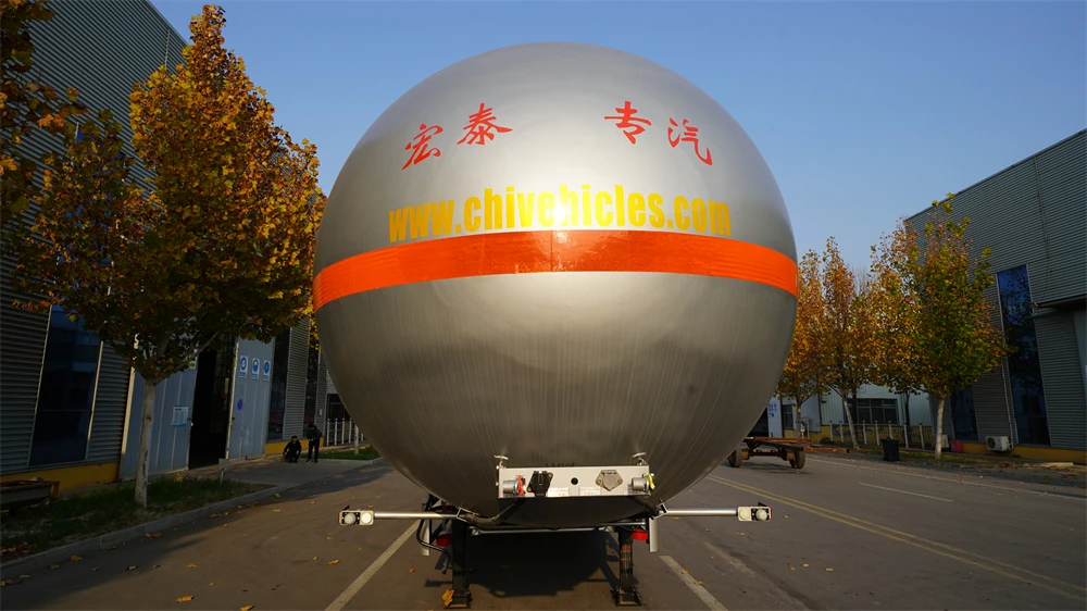 Полуприцеп-цистерна для хранения и транспортировки газа 58000L ASME ADR BV LNG LPG