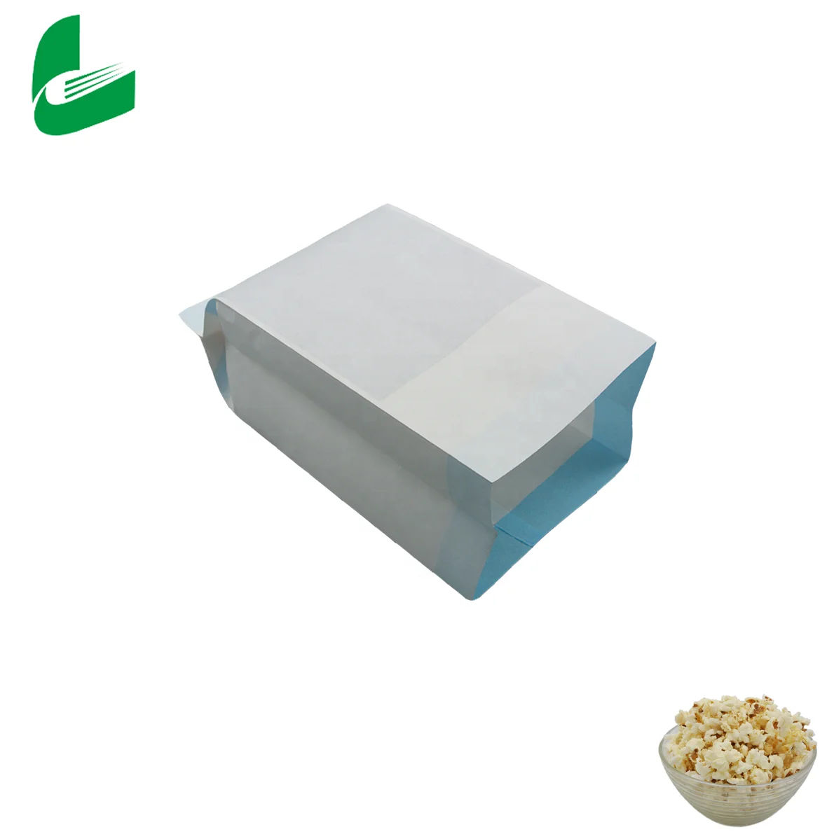 Jinan Huafeng printing waterproof and greaseproof biodegradable kraft paper bags for microwave popcorn packing bags