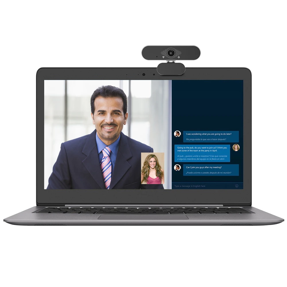 Video Calling & Recording Video Conference Online Teaching Business Meeting PC Webcam 1080P with Mic. USB Camera