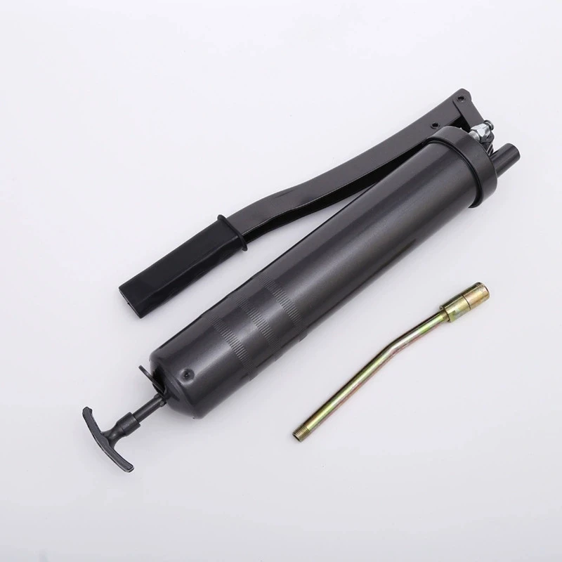 500cc Lubrication Heavy Duty Pistol Grip Grease Gun with Whip Hose and Rigid Pipe