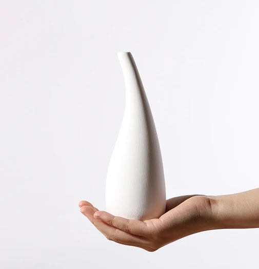 European Creative 3 Pcs A Set Ceramic Handmade Wedding Flower Vase Set