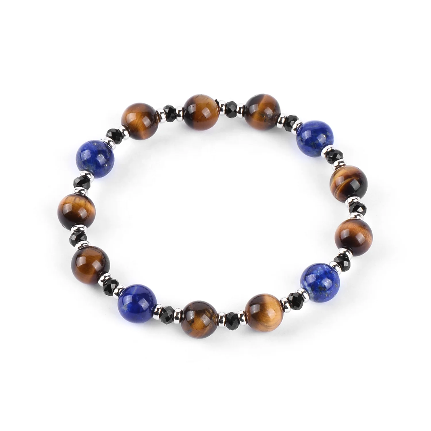 CL Tiger eye natural crystal bracelet fashion jewelry classic gemstones with healing crystal stones S925 crystal beads