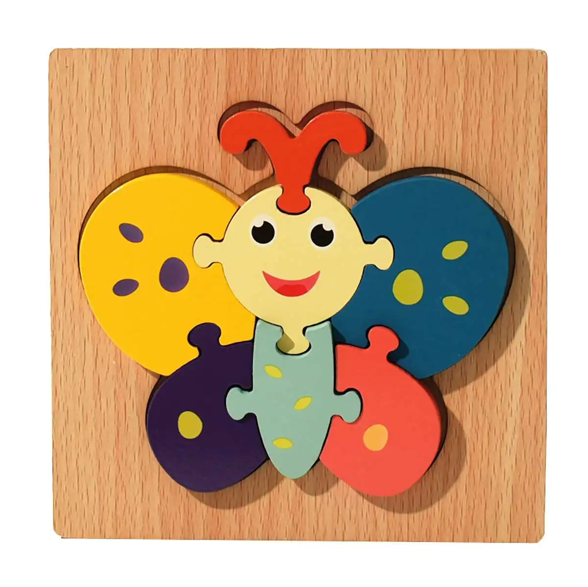 Hot-selling New Style Educational 3D Wooden Puzzle Building Blocks Game For Kids