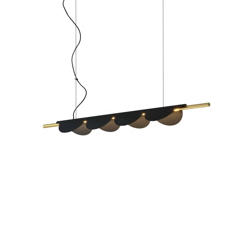 winter new coming aluminium base  and steel shade commercial iron LED hanging pendant light