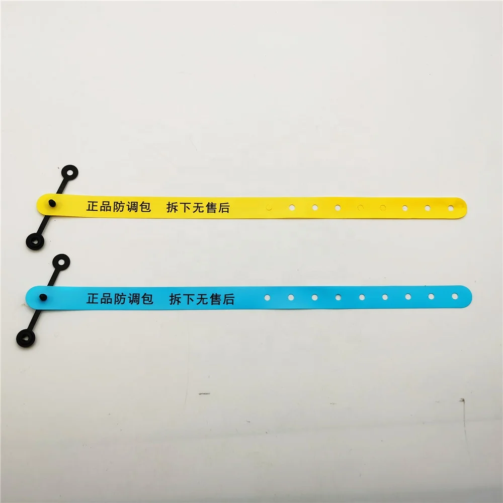 Высококачественный одноразовый пластиковый замок для наручных браслетов, застежка для праздничного браслета